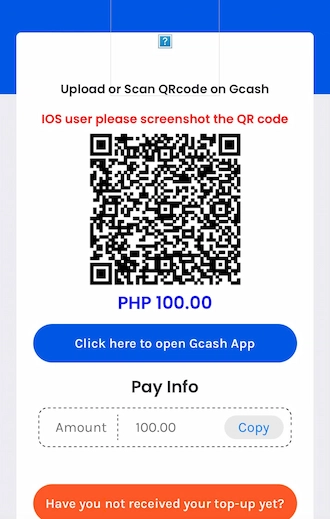 Step 4:Open your GCash e-wallet and scan the QR to pay.