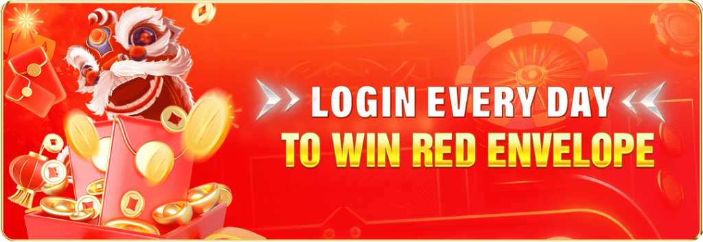 Login Every Day To Win Red Envelope