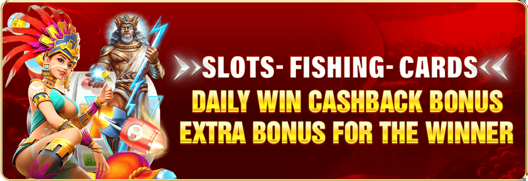 DAILY WIN CASHBACK BONUS EXTRA BONUS FOR THE WINNER